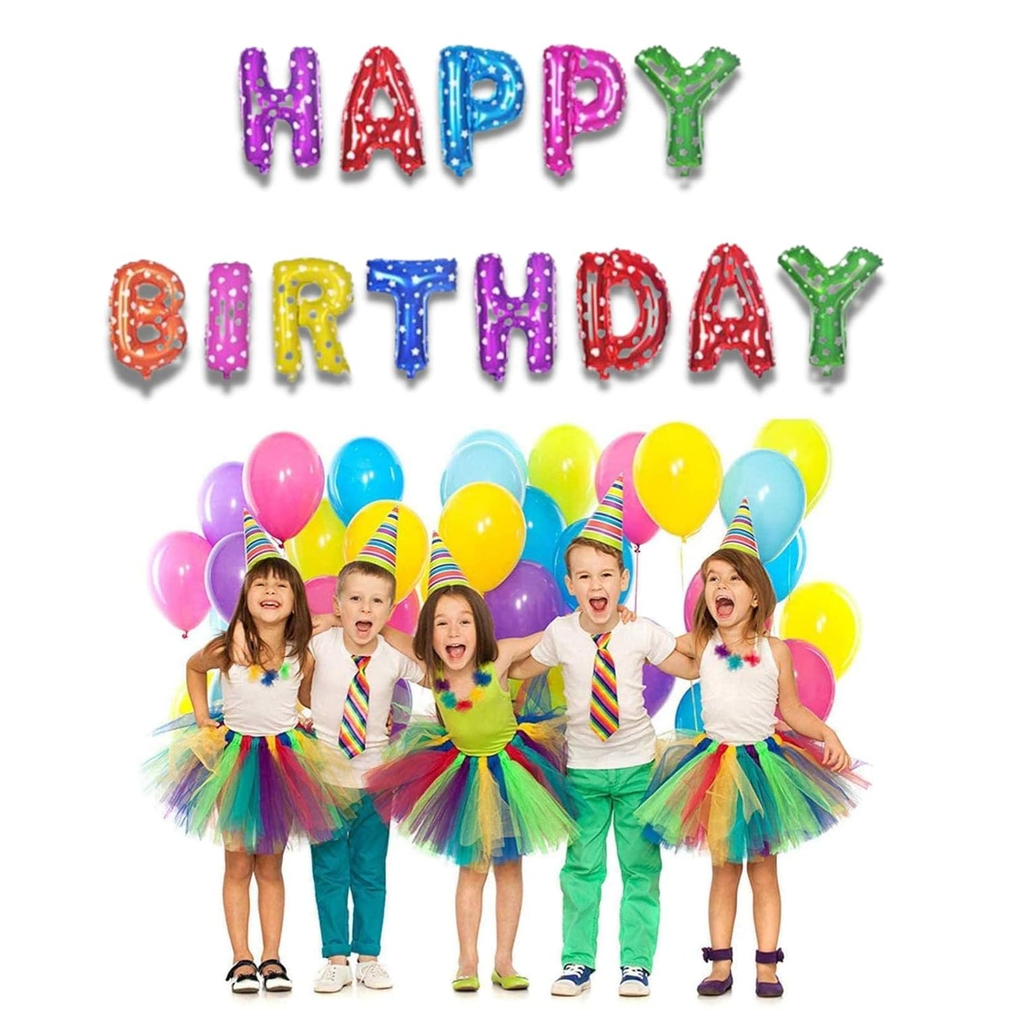 Birthday Banner - Foil Balloon 16" Multicolour