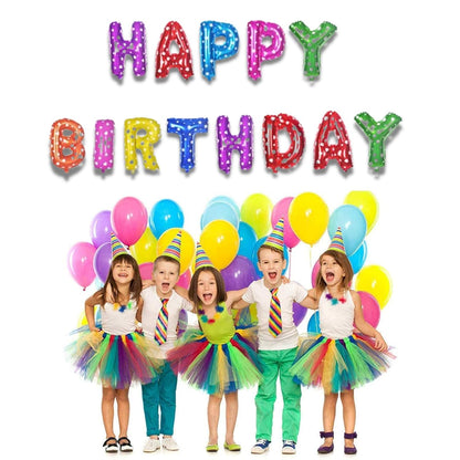 Birthday Banner - Foil Balloon 16" Multicolour