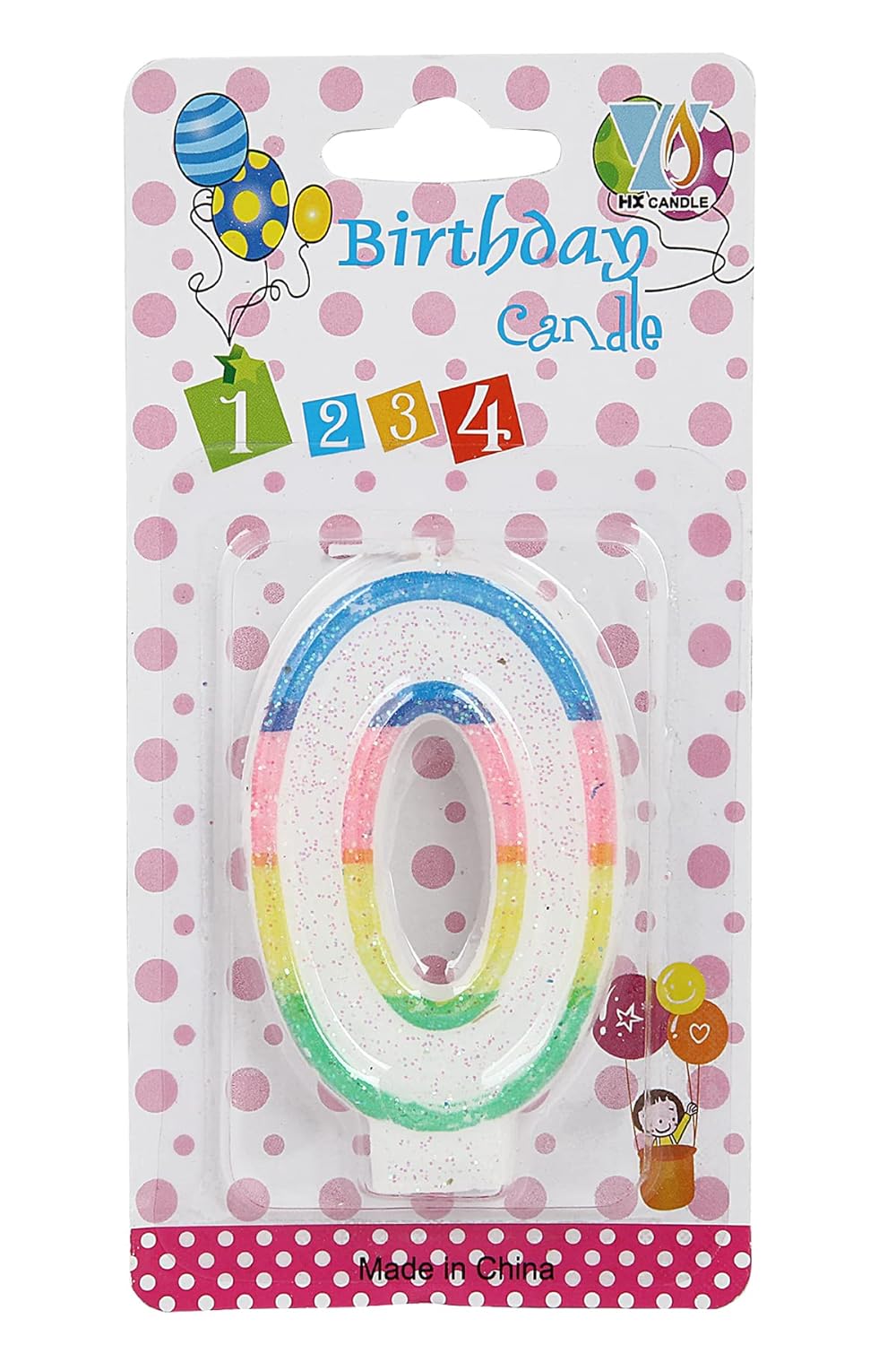 Birthday Number Candle 0