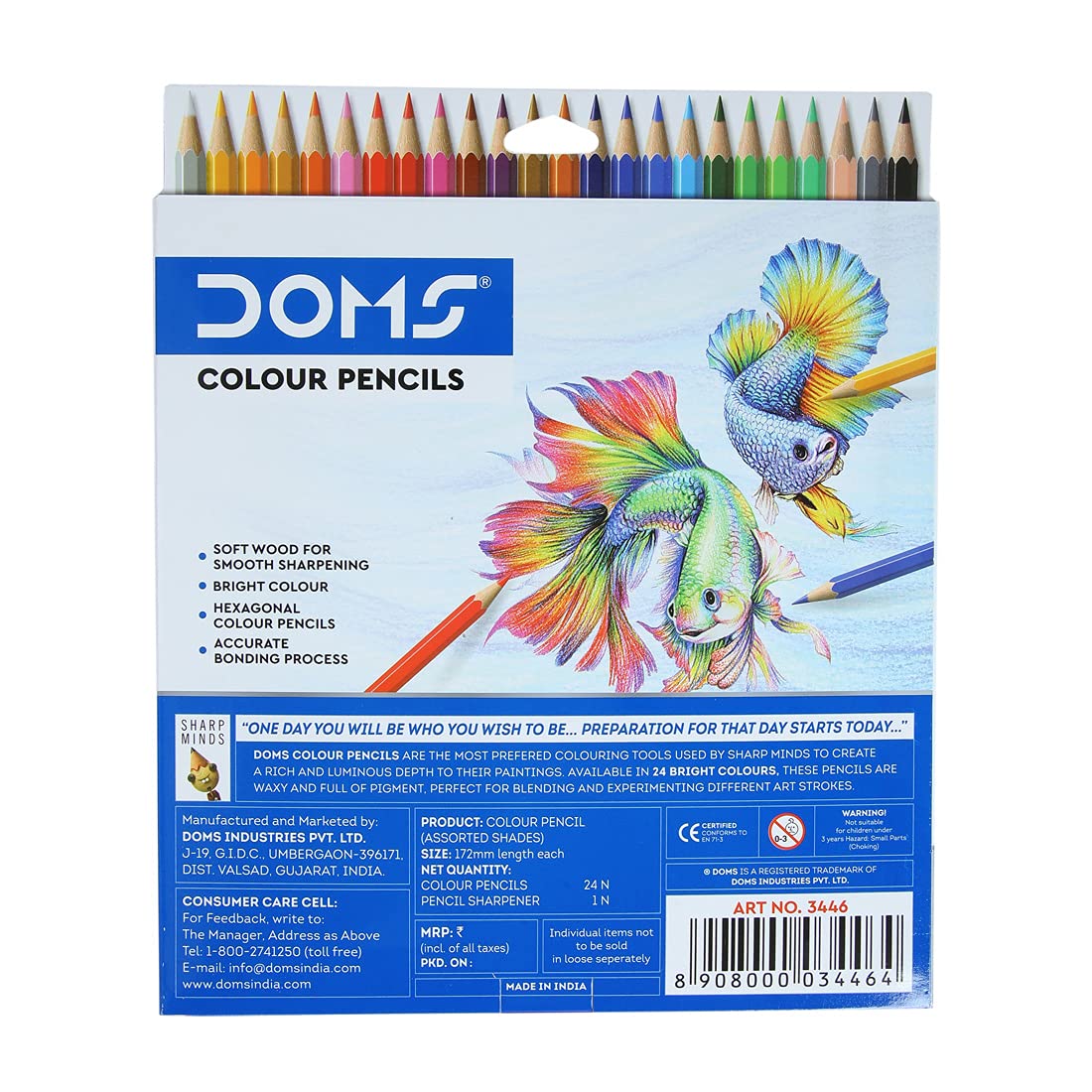 DOMS 24 Shade Colour Pencils