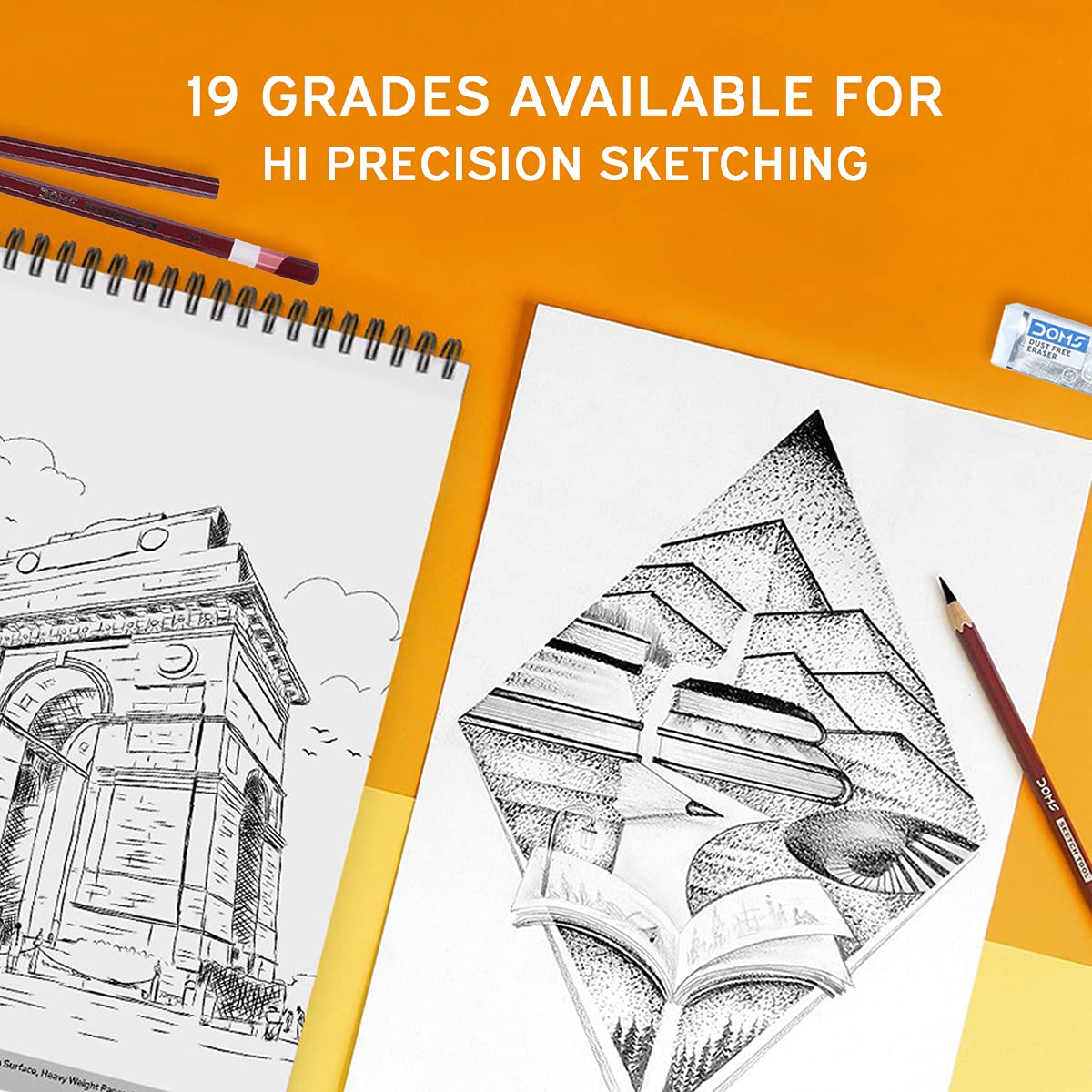 DOMS 8B drawing Pencil