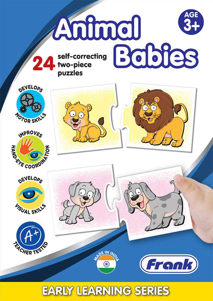 Animals & Babies 2 Pc Puzzle- Frank