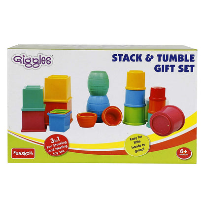Funskool Giggles Stack & Tumble Gift Set 12+ months