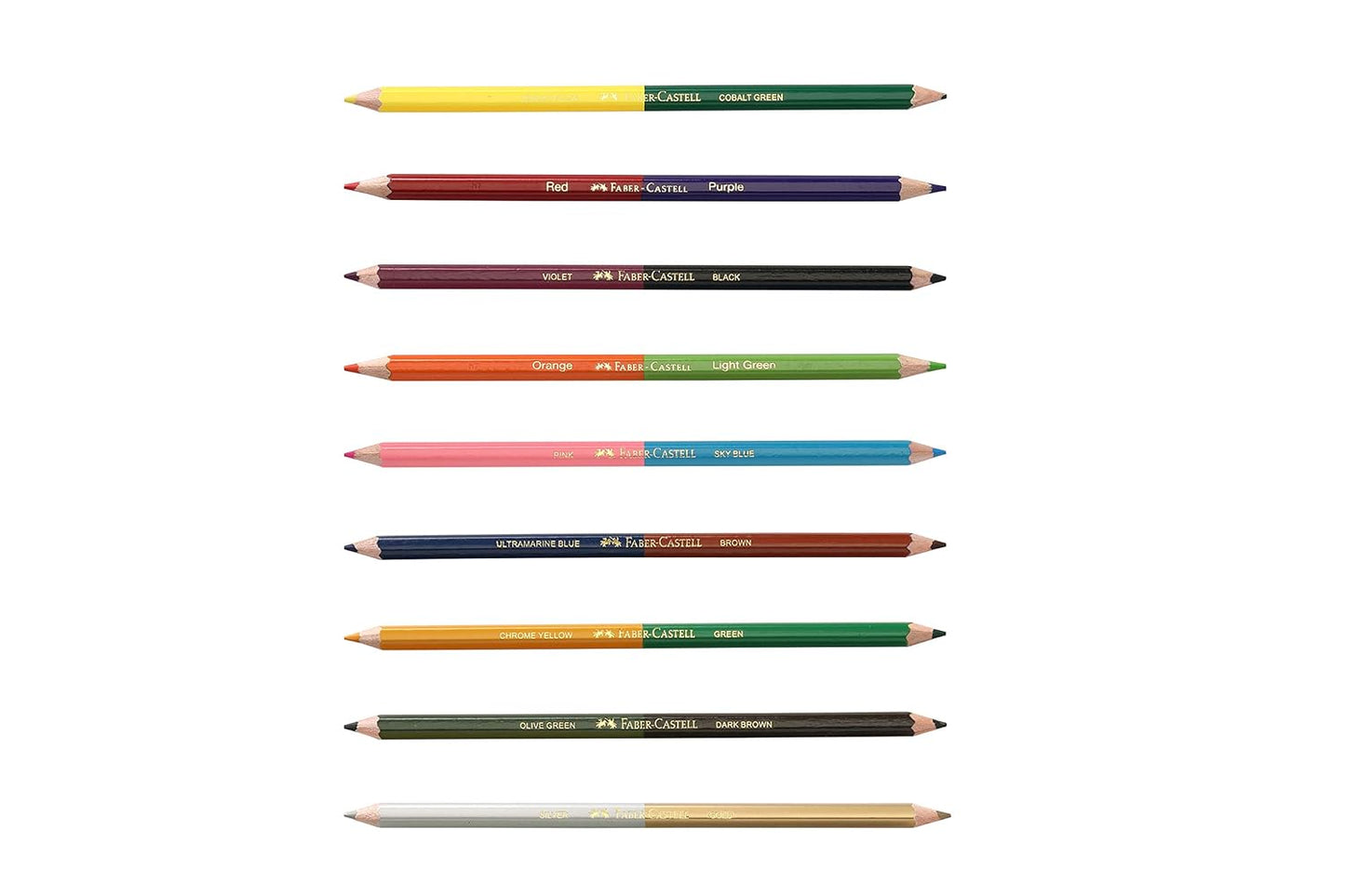 FaberCastell BiColour Pencils9