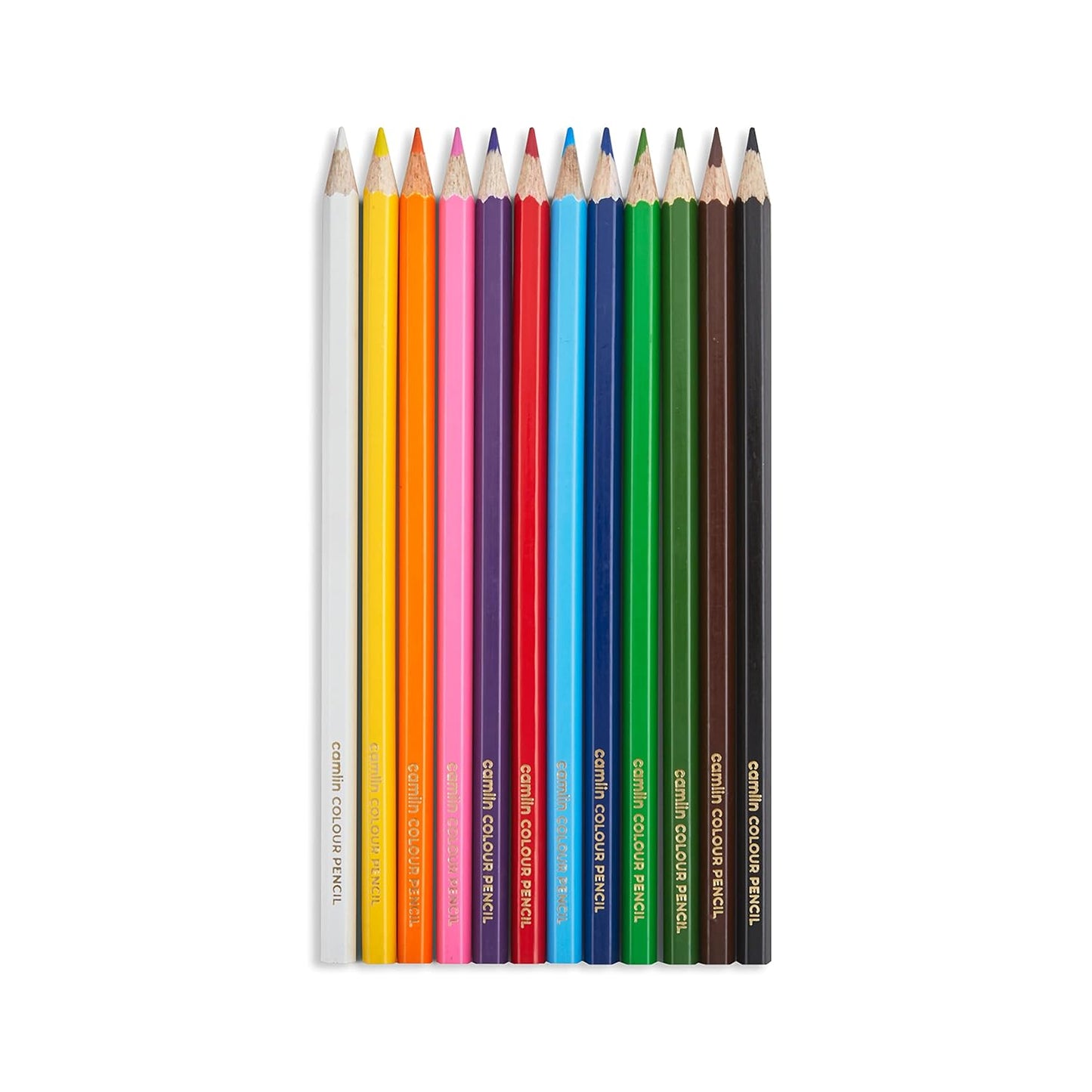 Camlin 12 Long Colour Pencils FSC