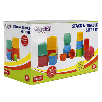 Funskool Giggles Stack & Tumble Gift Set 12+ months