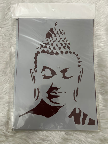 Plastic Stencil- Gautam Buddha