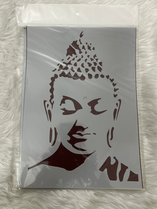 Plastic Stencil- Gautam Buddha