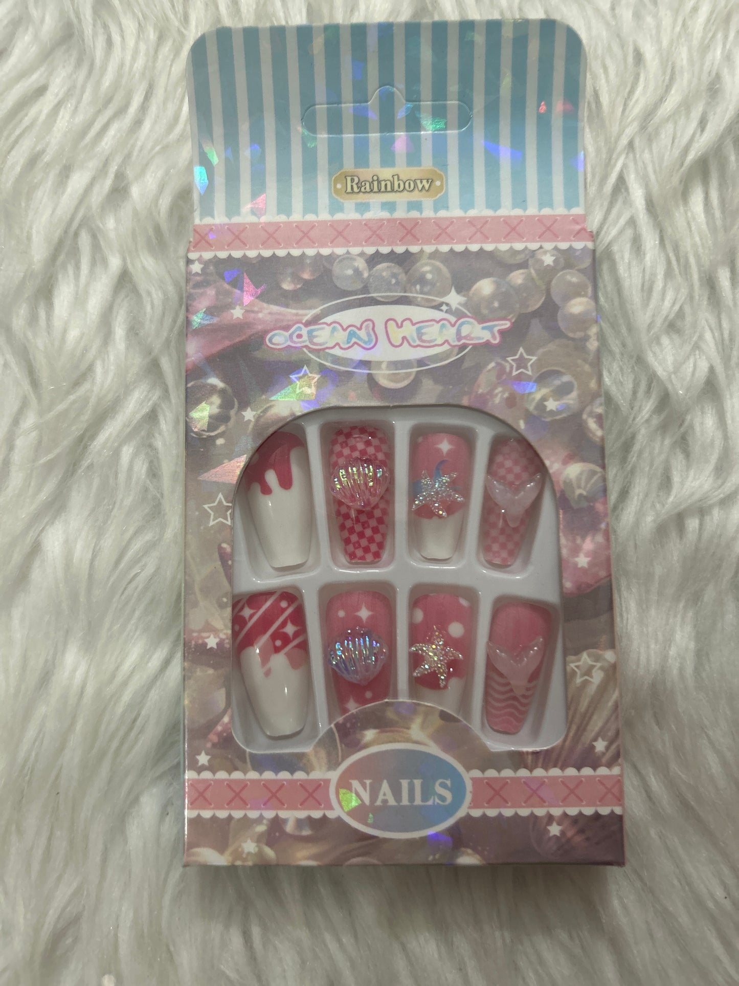 Nail Art Rainbow