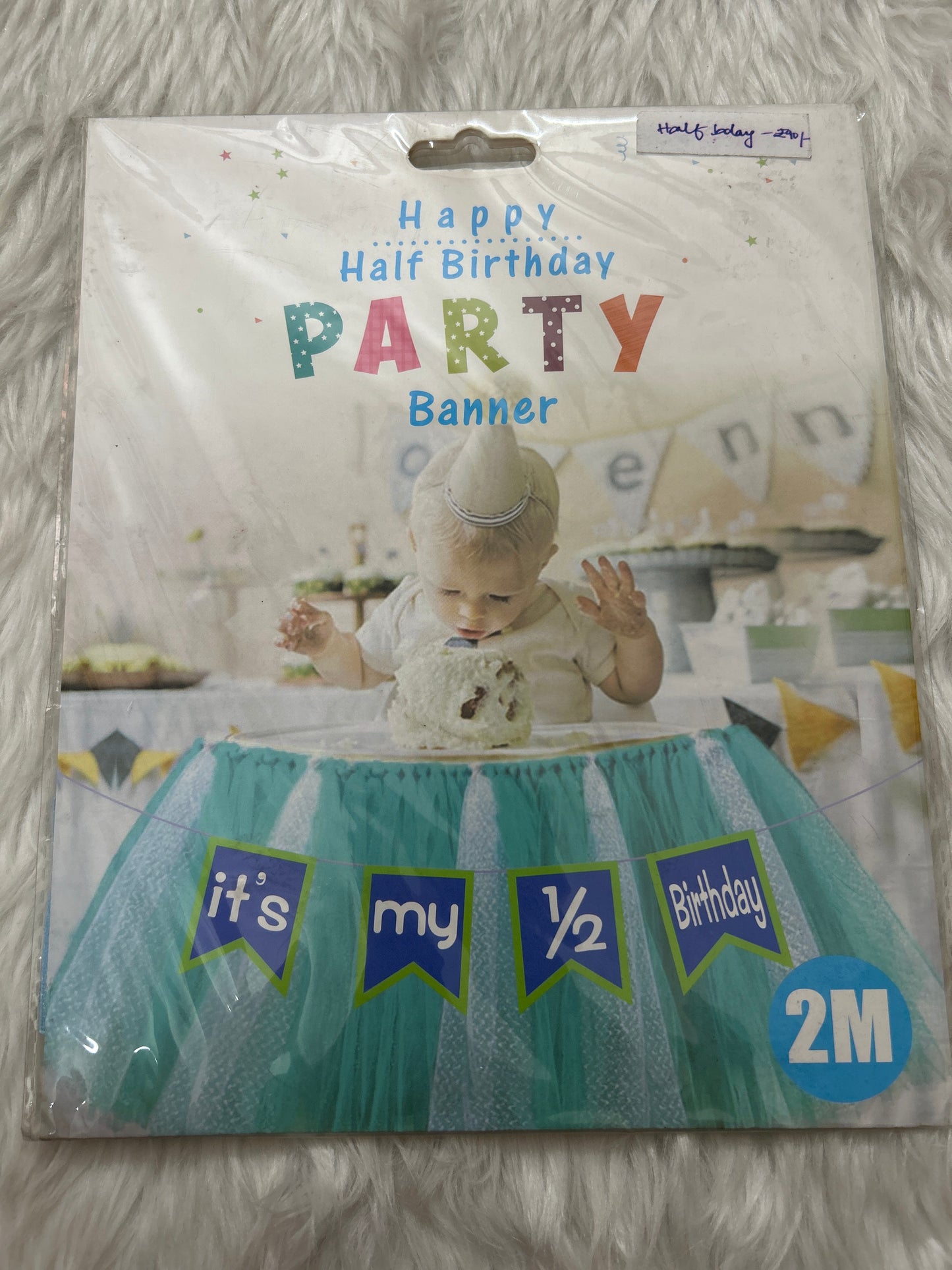Happy Half Birthday Banner