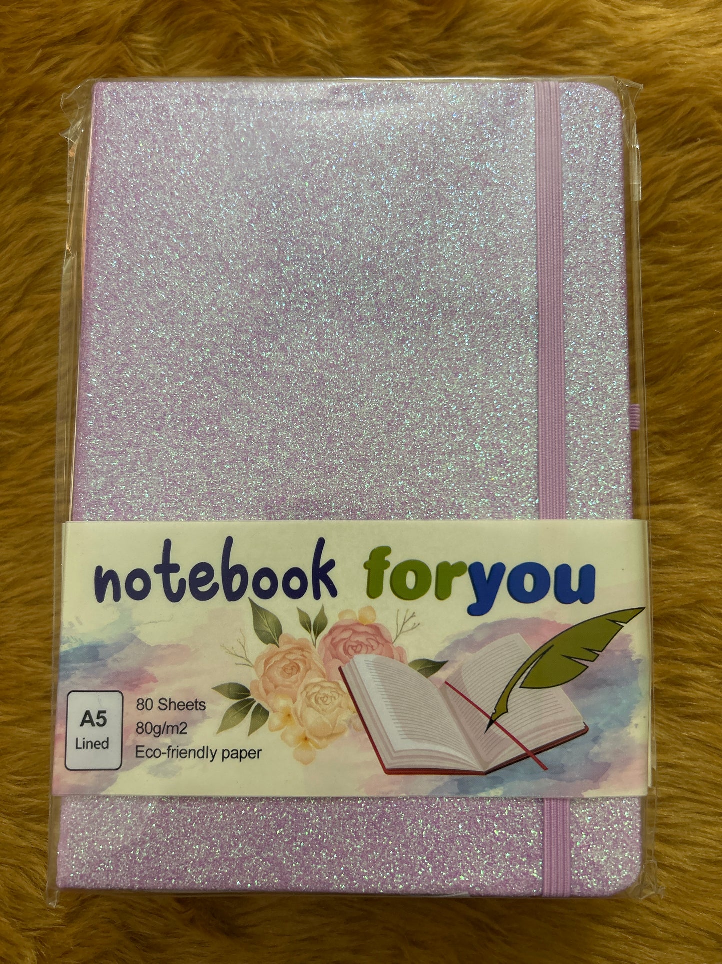 A5 Glitter Diary 5803-8