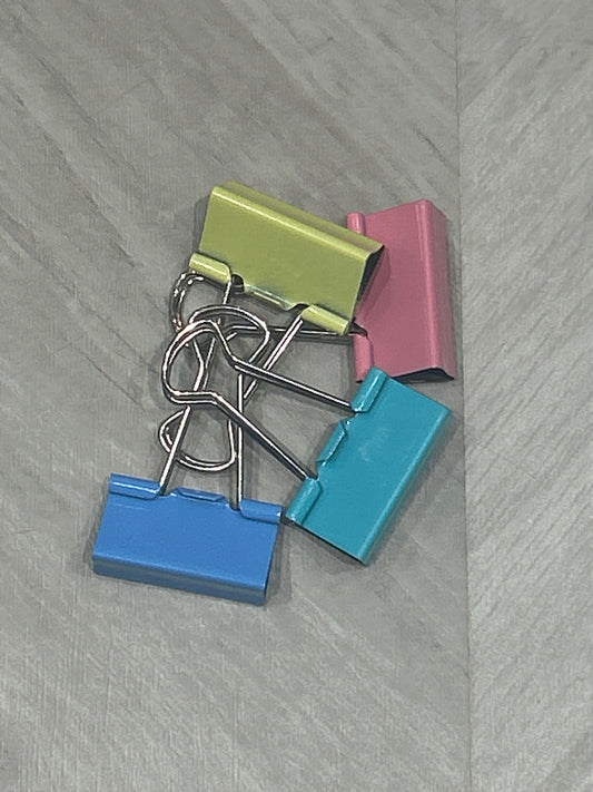 Binder Clip Colourful