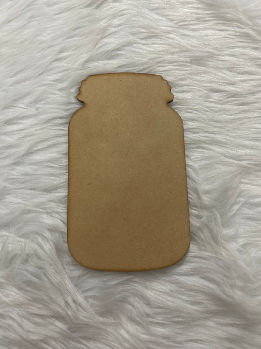 MDF Cutout Mason Jar