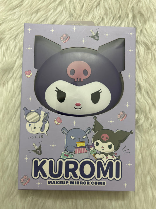 Kuromi Makeup Mirror Comb
