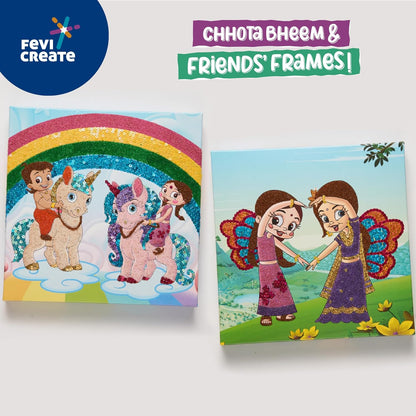 FEVI CREATE MAKE YOUR OWN SAND & SEQUIN ART FRAMES (Chota Bheem)