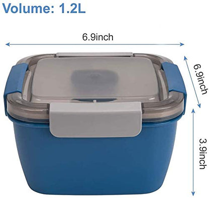 4 Compartment Lunch Box 1.1L Leakproof Air Tight