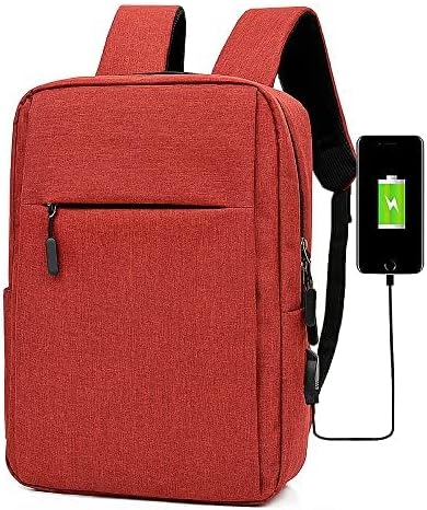 Student Waterproof Backpack Anti-theft Laptop Case Bag with USB Charging Port