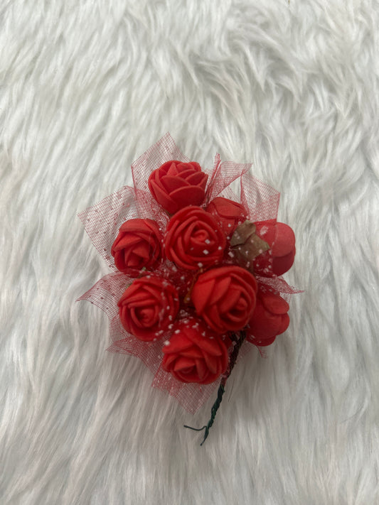 Felt Rose Bunch- Red