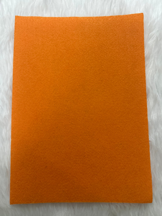 A4 Nonwoven Felt Sheets- Orange