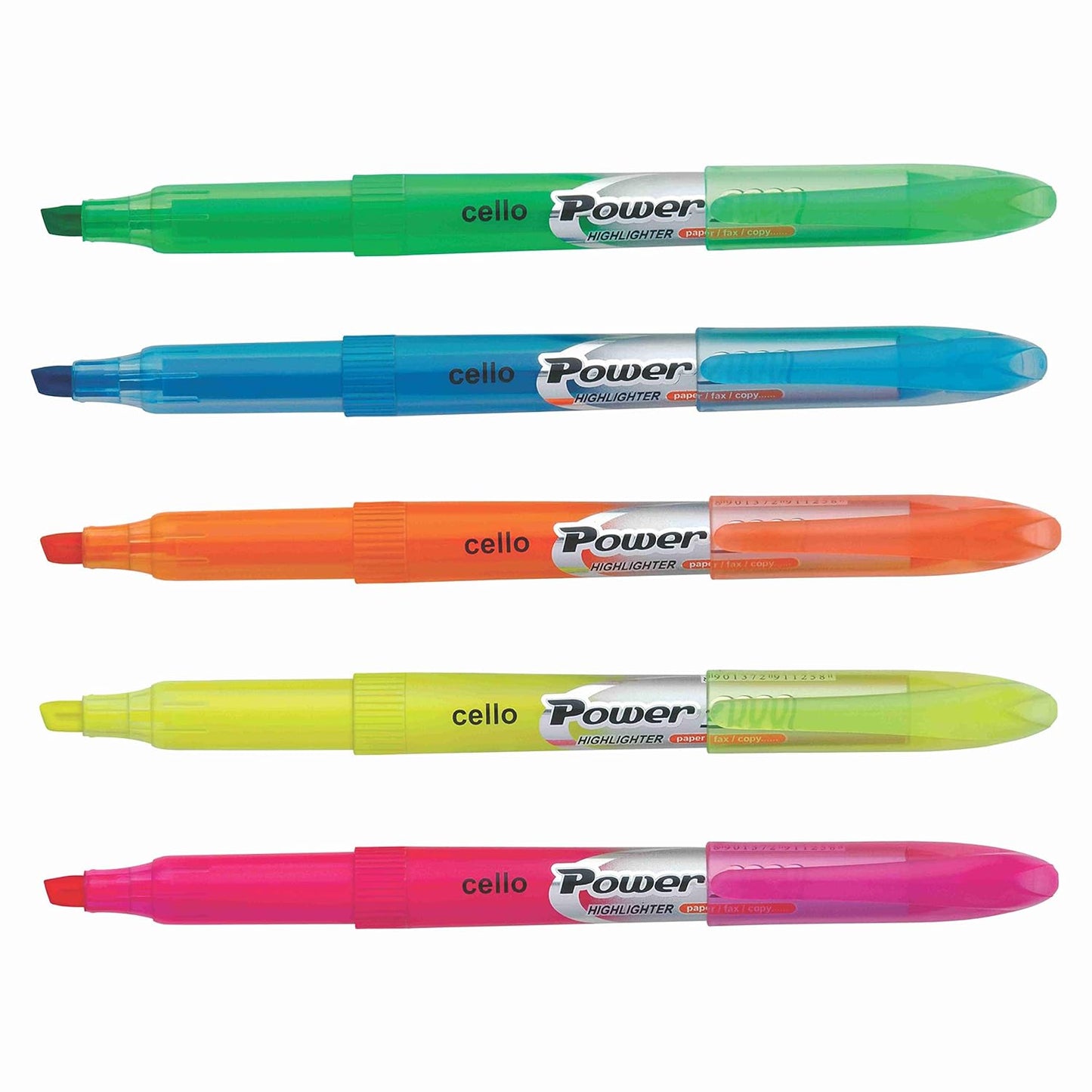 Cello Power Highlighter Set of 5