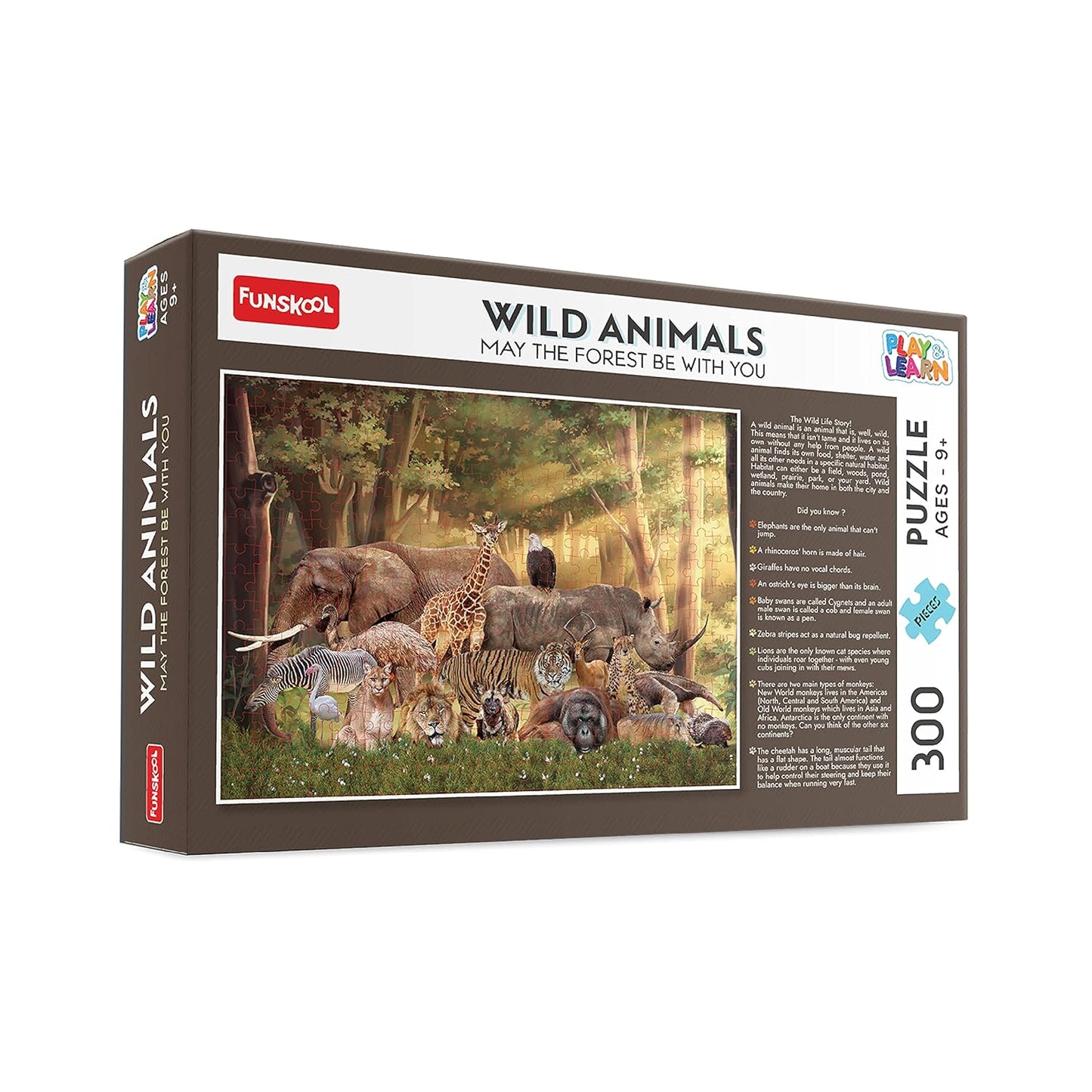 Funskool Wild Animals Puzzle 300 Pcs