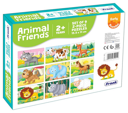 Animal Friends 2 Pc Puzzle- Frank