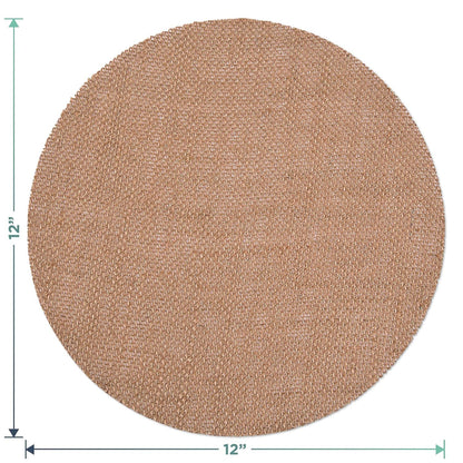 Burlap Round Pcs Big