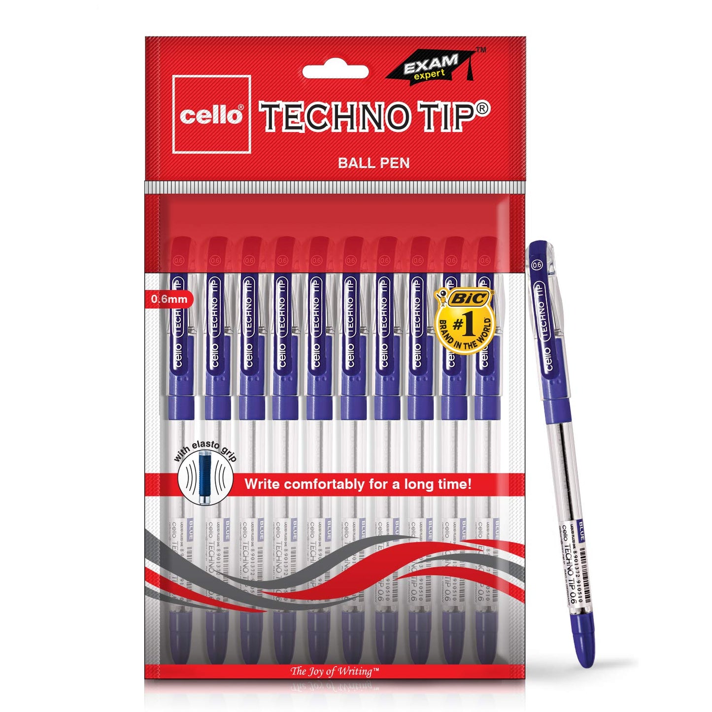 Cello Techno Tip Ball Pen Blue 0.6mm