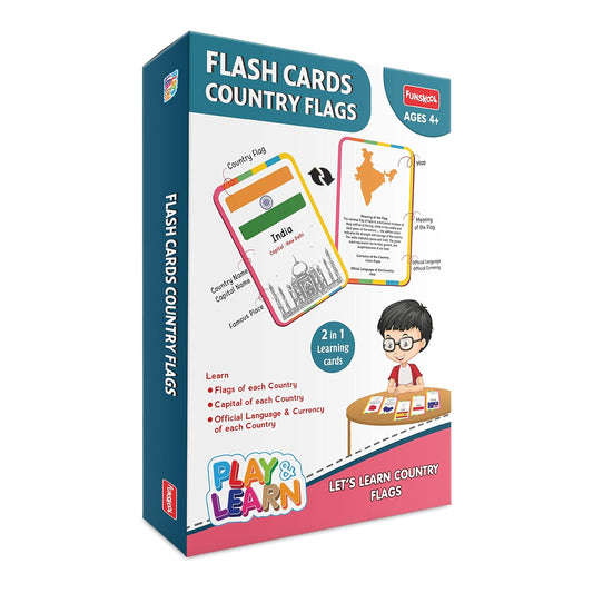 Funskool Flash Cards Country Flags