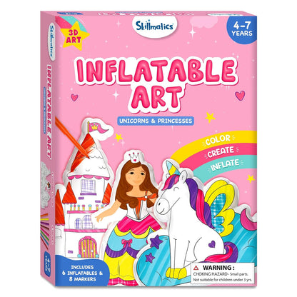 Skillmatics Inflatable Art- Unicorn & Princess