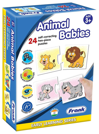 Animals & Babies 2 Pc Puzzle- Frank