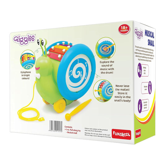 Giggles Musical Snail 18m+