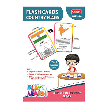 Funskool Flash Cards Country Flags