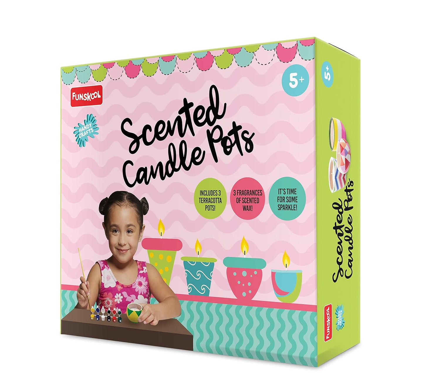 Funskool SCENTED CANDLE POTS 5+