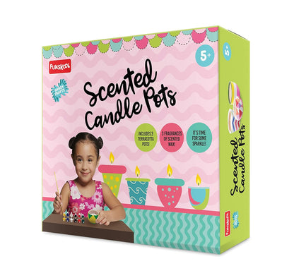 Funskool SCENTED CANDLE POTS 5+