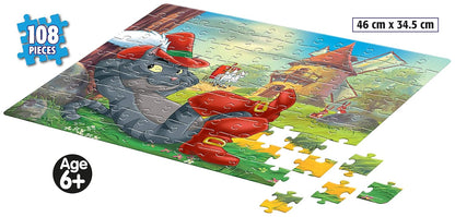 Frank Puss in Boots Puzzle 108 Pcs