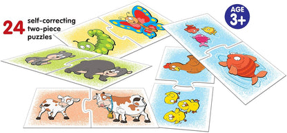 Animals & Babies 2 Pc Puzzle- Frank