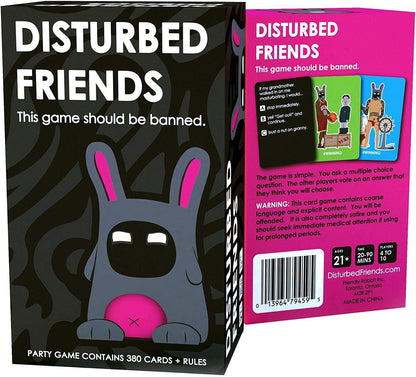 Disturbed Friends Party Game 21+