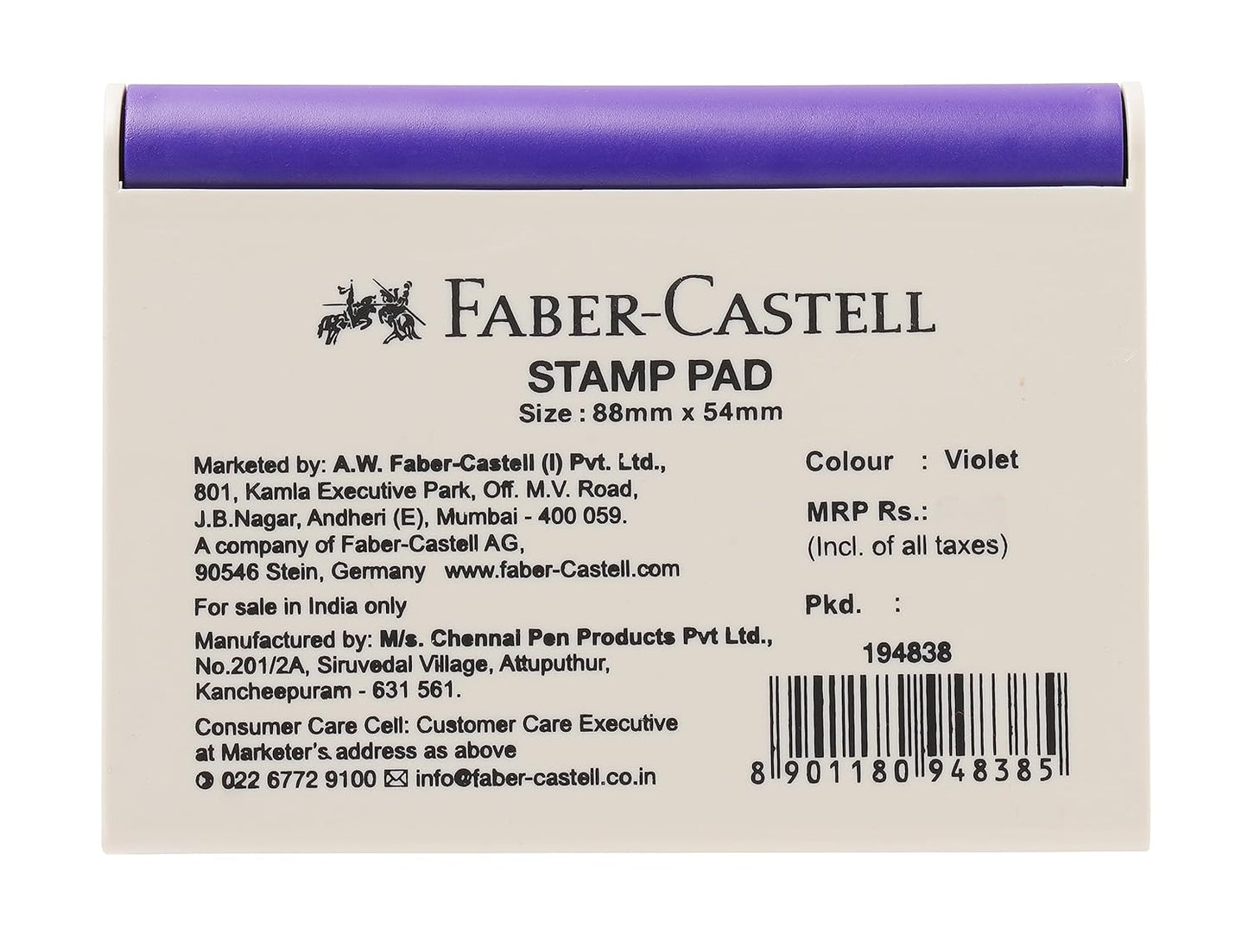 Faber Castell Stamp Pad Small (Blue)