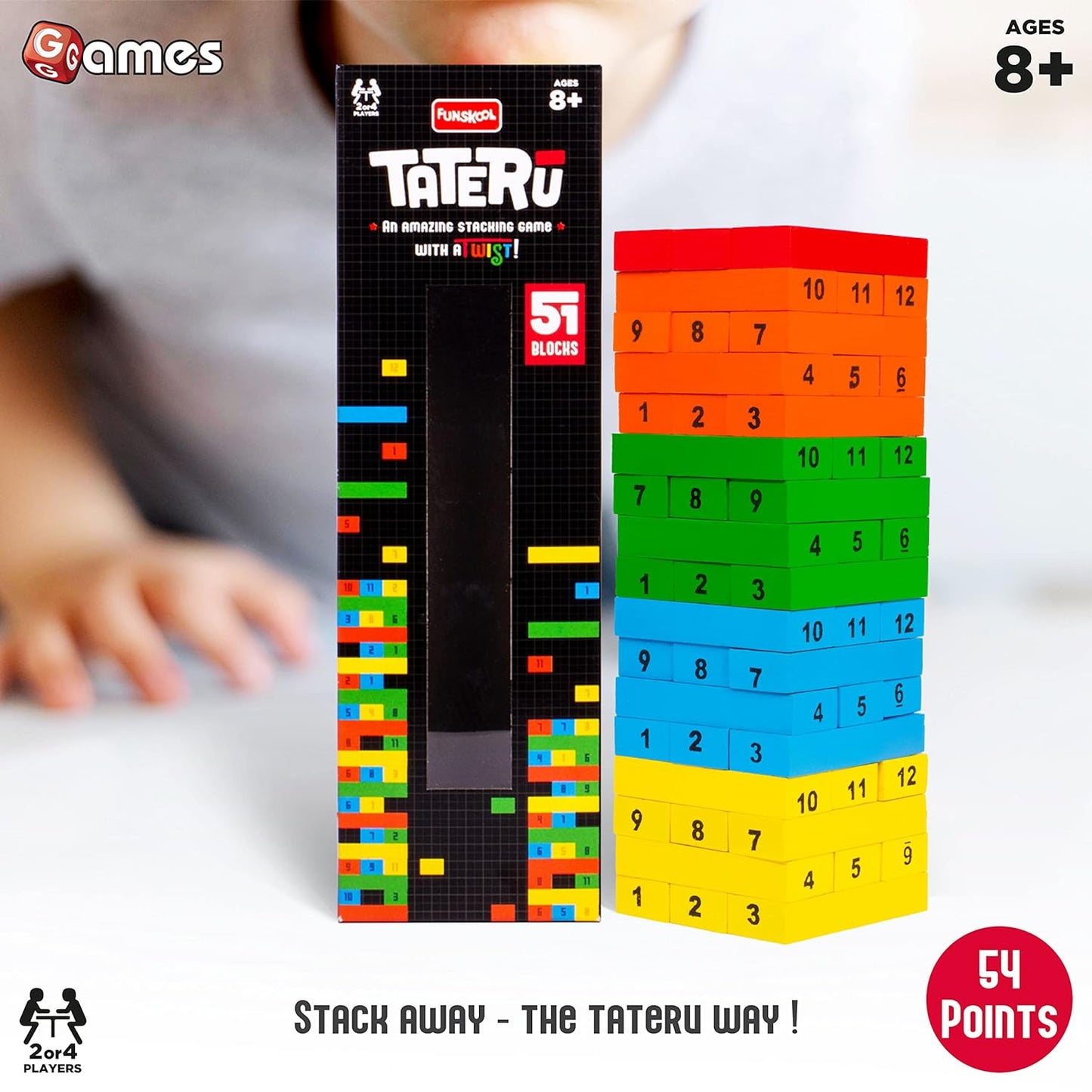 Funskool Tateru Colourful Jenga