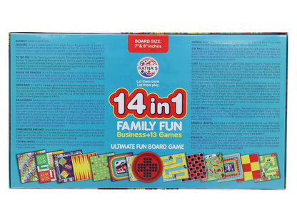 Ratna 14 in 1 Family Fun Games