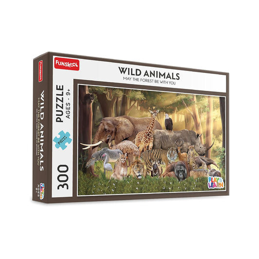 Funskool Wild Animals Puzzle 300 Pcs