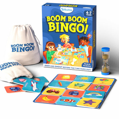 Skillmatics Boom Boom Bingo Words & Vocabulary