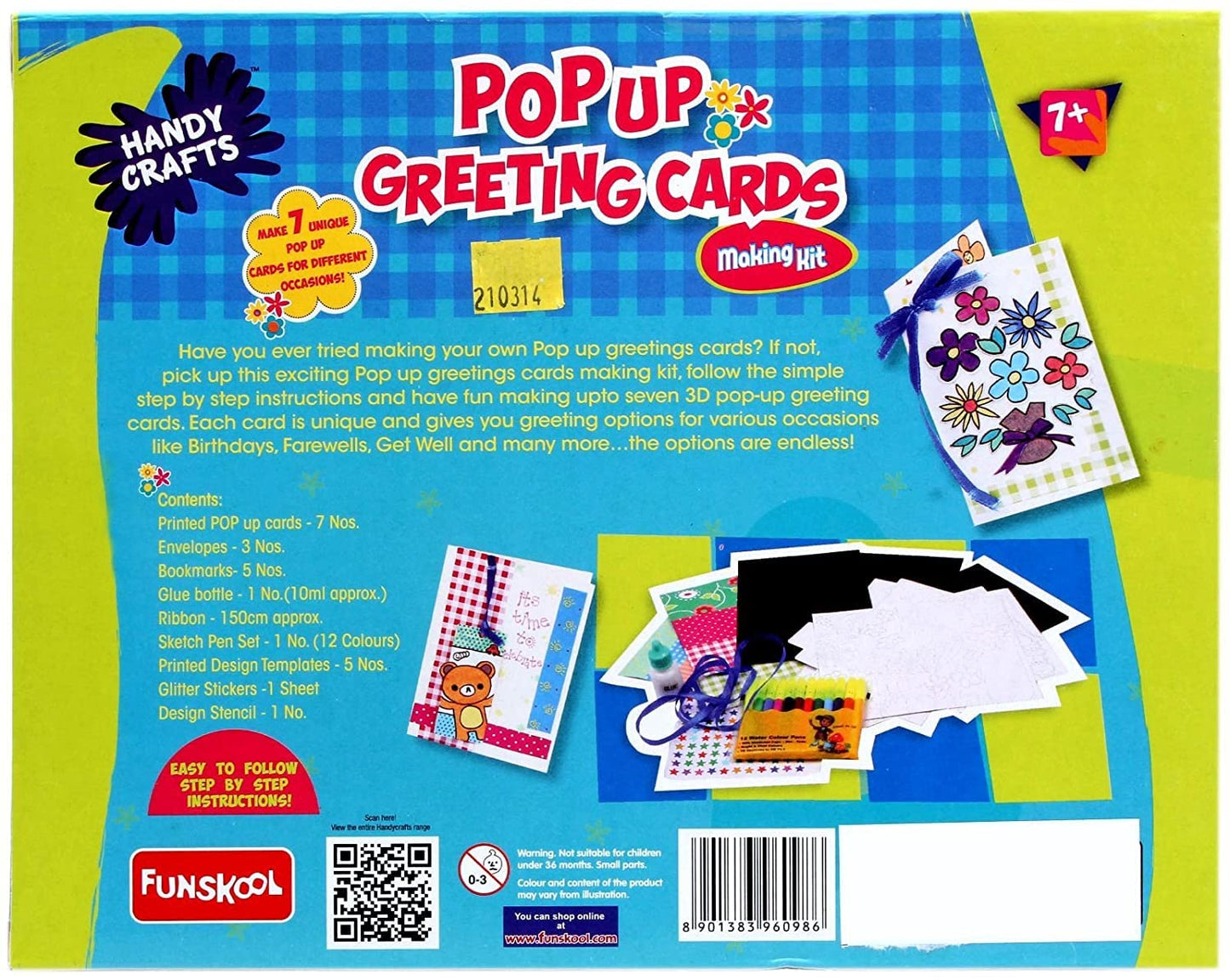 Funskool POP UP GREETING CARDS 7+