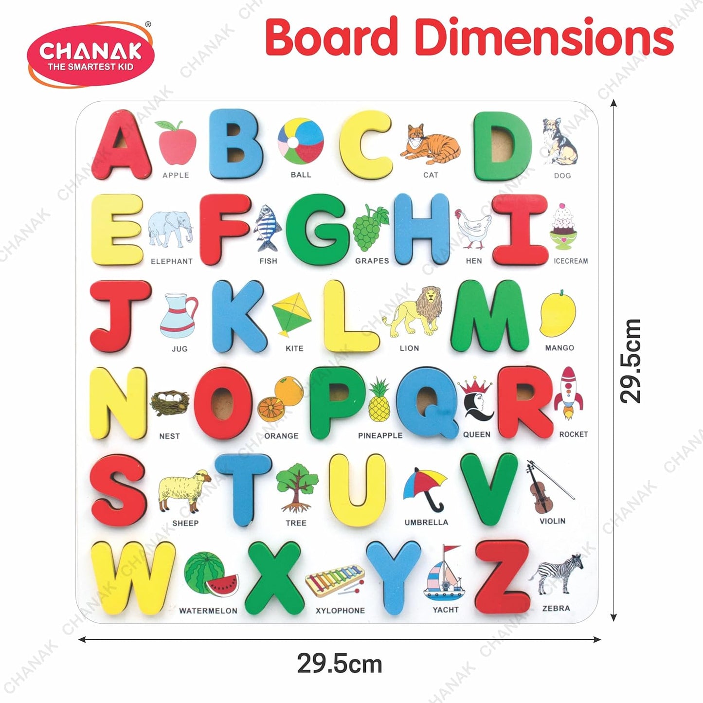 Chanak Wooden Alphabets