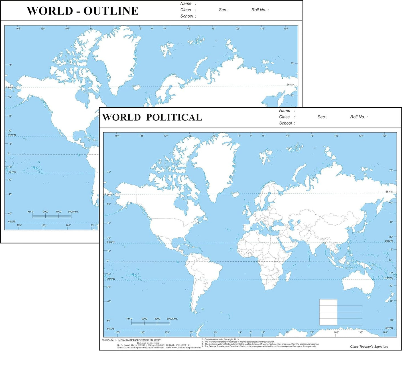 World Outline Map