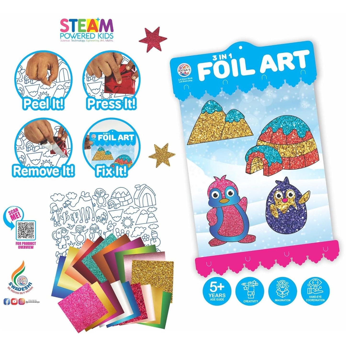 Ratna 3In1 Foil Art