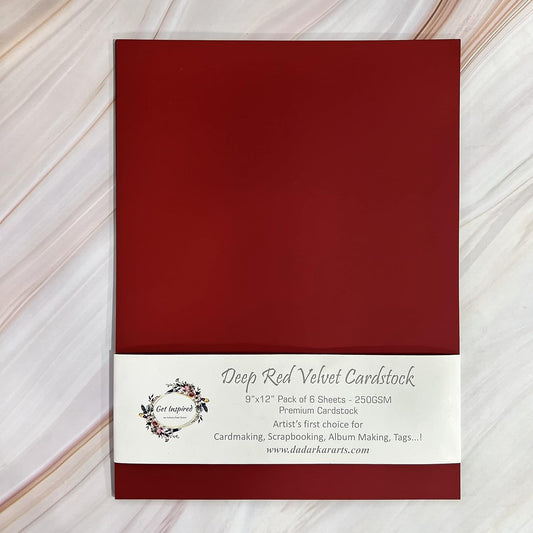 Card Stock Paper Velvet Touch