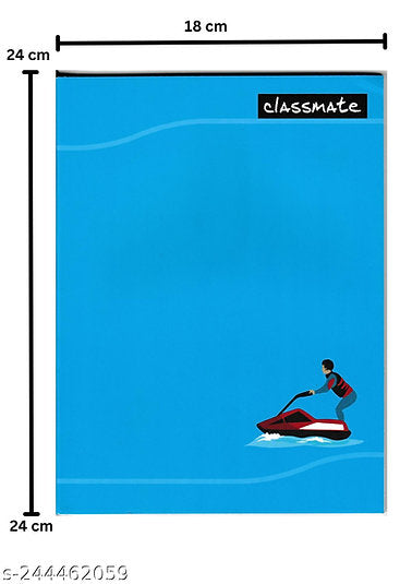 Classmate Single Line Copy 172 Pages 24 x 18 cm