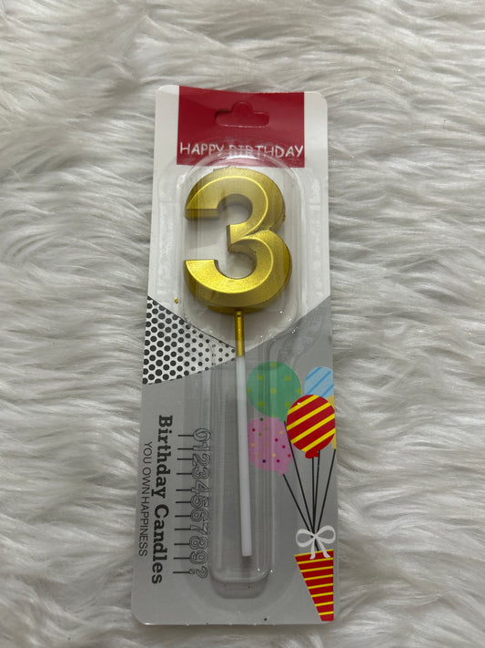 Golden Candle Number 3